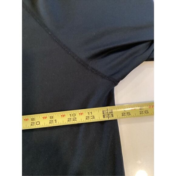 FootJoy FJ Mock Neck Black Pullover Golf Sz L Stretch Base Layer - Picture 5 of 7